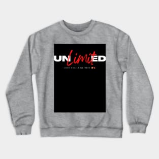 Unlimited Love Available Here 💕 Crewneck Sweatshirt